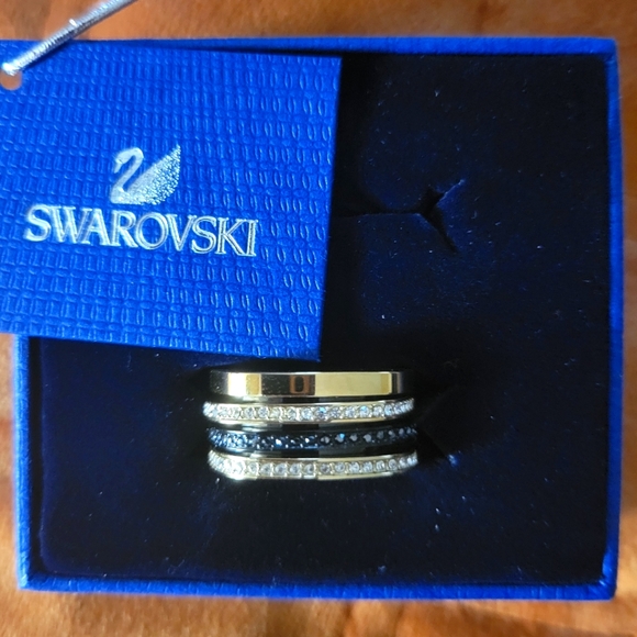 Swarovski Jewelry - Swarovski Crystal Vio Stack Ring Size 7/55. NIB